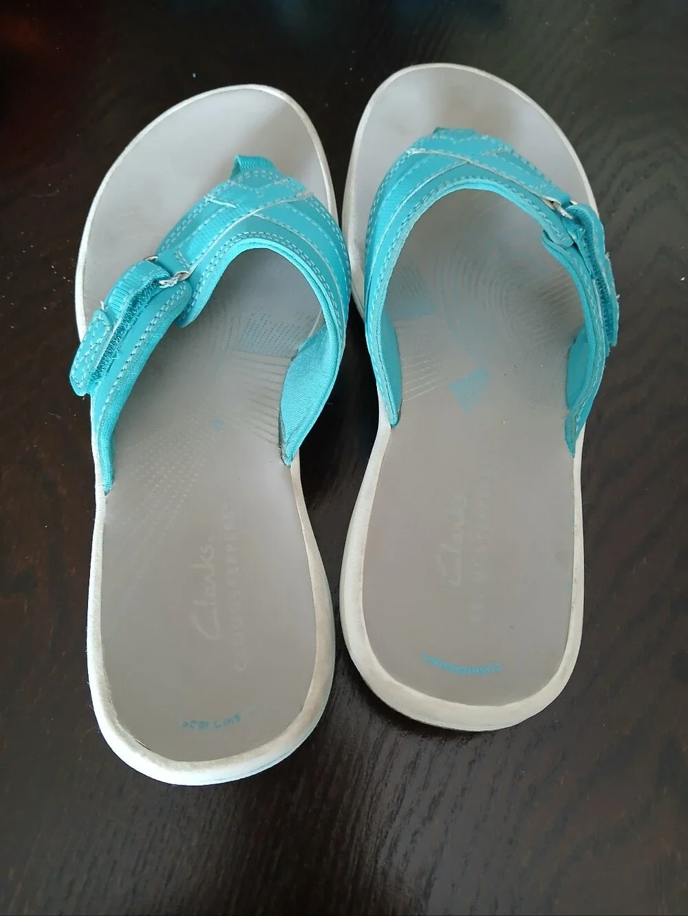 Clark's Breeze Sea Cloudsteppers Aqua Size 7 Slip On